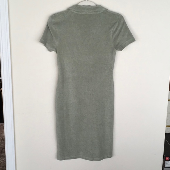 NWT Topshop Sage Green Terri Dress - Picture 5 of 7